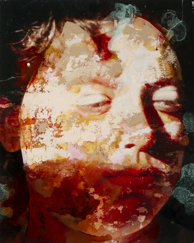 Faccia #2, 19" x 15", Oil On Canvas