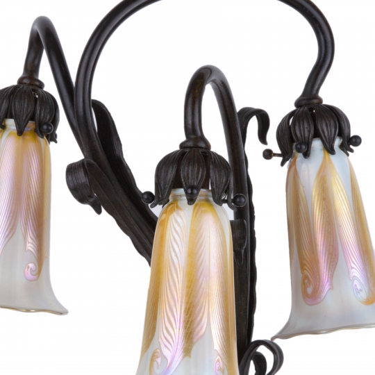 Three Light Table Lamp