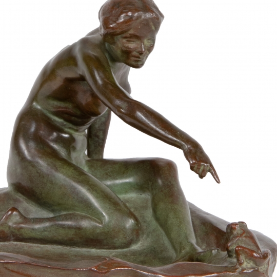 Girl with Frog