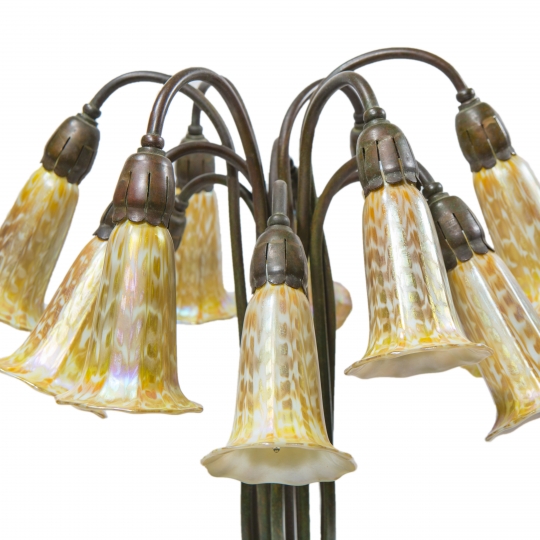 Twelve Light Lily Table Lamp