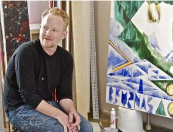 Barnaby Furnas on His New Paintings of Celestial Battles, and the Allure of Quaker Mysticism