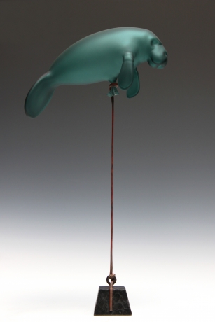 Blue Manatee Balloon