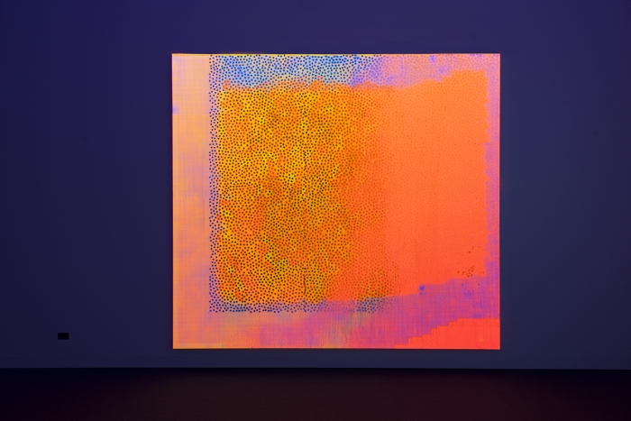 Jacqueline Humphries, Installation view, Carnegie Museum of Art, Pittsburgh, 2015