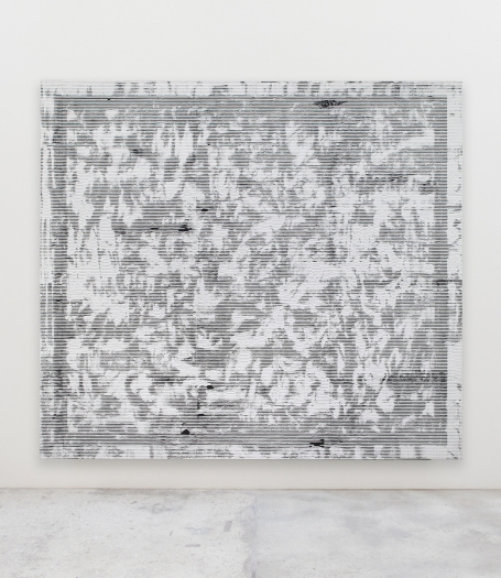 Jacqueline Humphries sysysyo/, 2017 Oil on linen 114 x 127 inches (289.6 x 322.6 cm)
