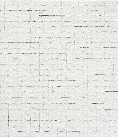 Chung Sang-Hwa Untitled 2015-03-02, 2015 Acrylic and kaolin on canvas 20 7/8 x 17 7/8 inches (53 x 45.5 cm)