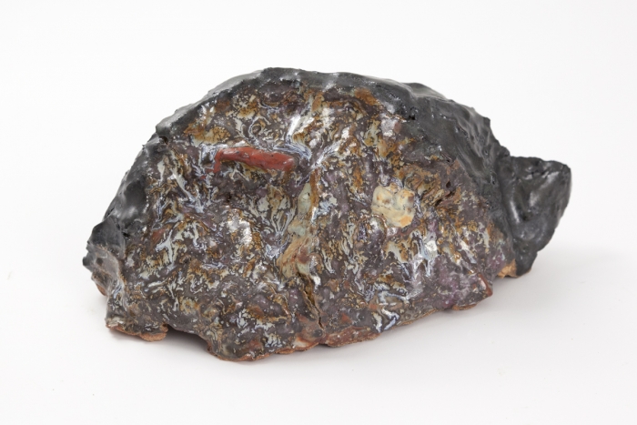 Trisha Baga Mollusca, 2018 Glazed ceramic 5 3/4 x 12 1/2 x 8 1/2 inches (14.6 x 31.8 x 21.6 cm) (TB.599)