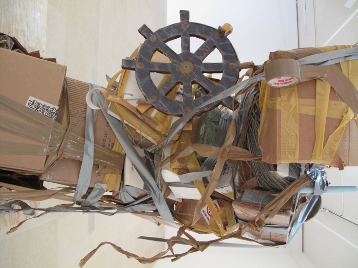 Untitled, 2010 (detail), mixed media, 87 x 75 x 57 inches