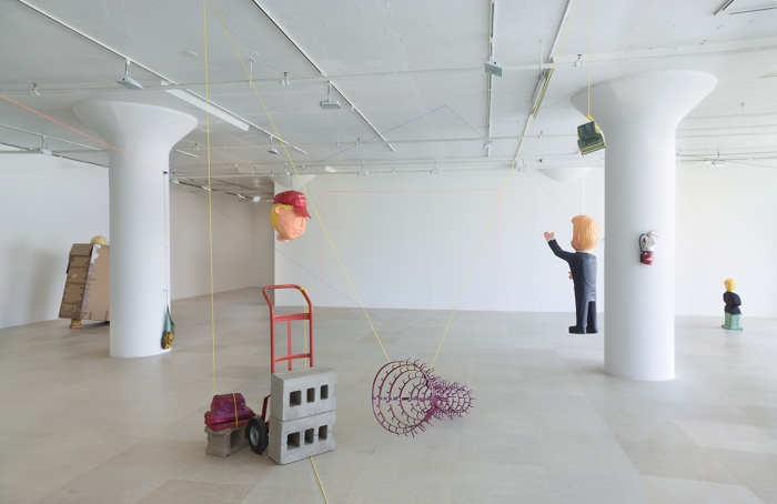 Rachel Harrison, Installation view, More News: A Situation, Greene Naftali, New York, 2016