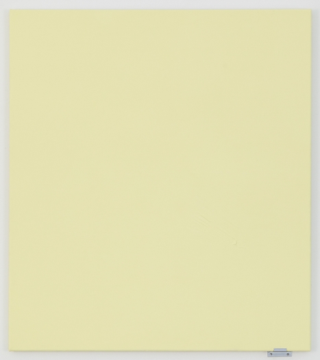 Monika Baer Untitled, 2018 Acrylic and quartz on canvas, aluminum 19 2/3 x 15 3/4 inches (50 x 40 cm)