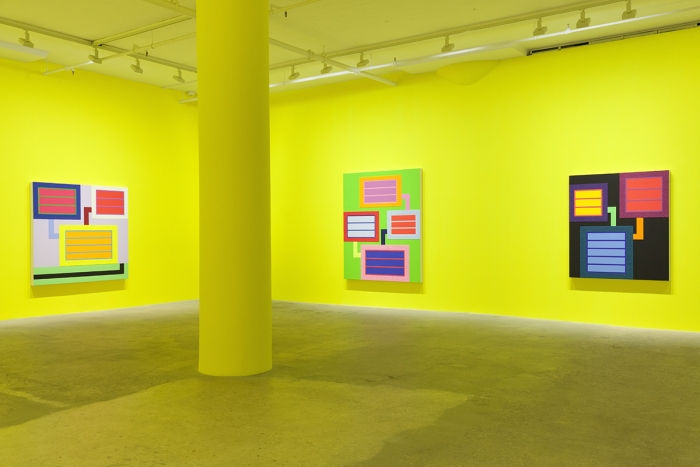 Installation view, Greene Naftali, New York, 2017