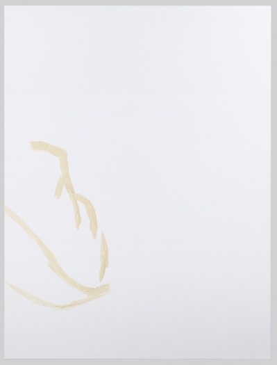 Michael Krebber MK.6075, 2018 Acrylic on canvas 78 x 59 inches (198.1 x 149.9 cm)