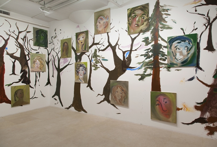 Sophie von Hellermann, Installation view, Novel Ways, Greene Naftali, 2013