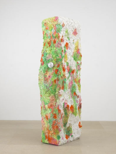 Rachel Harrison Al Gore, 2007 Wood, chicken wire, polystyrene, cement, acrylic, and Honeywell T87 thermostat 85 x 34 x 17 inches (215.9 x 86.4 x 43.2 cm)