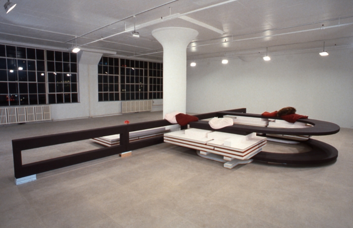 Installation view, Plugged and Unplugged, Greene Naftali, New York, 1996
