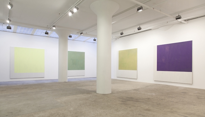 Installation view, Greene Naftali, New York, 2015