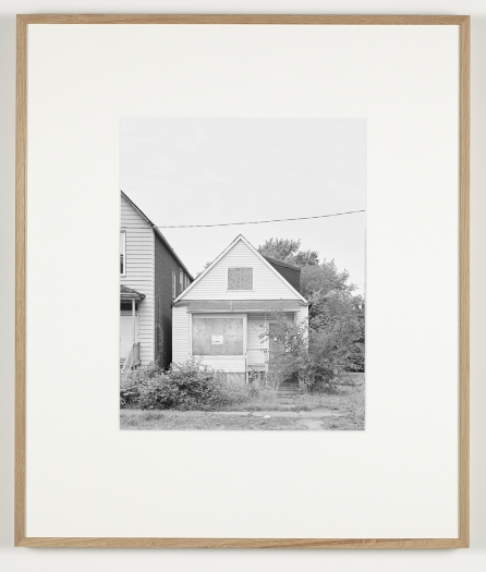 Some Boarded Up Houses Chicago #9, 2009-2013 Silver gelatin print 27 x 22 5/8 inches (68.6 x 57.5 cm)