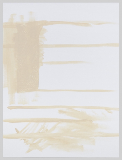 Michael Krebber MK.6072, 2018 Acrylic on canvas 40 x 30 inches (101.6 x 81.3 cm)