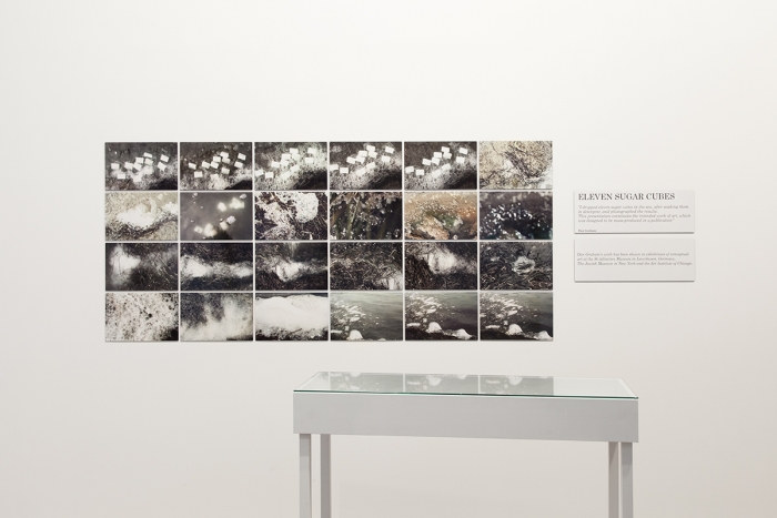 Dan Graham Eleven Sugar Cubes, 1970/2014 Digital C-print 37 x 84 x .125 inches (94 x 213.4 x .3 cm) 24 parts: each 9 1/4 x 14 inches (24.1 x 28.6 cm)