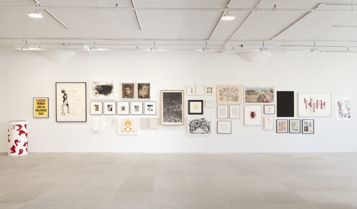 Installation view, Works on Paper, Greene Naftali, New York, 2015