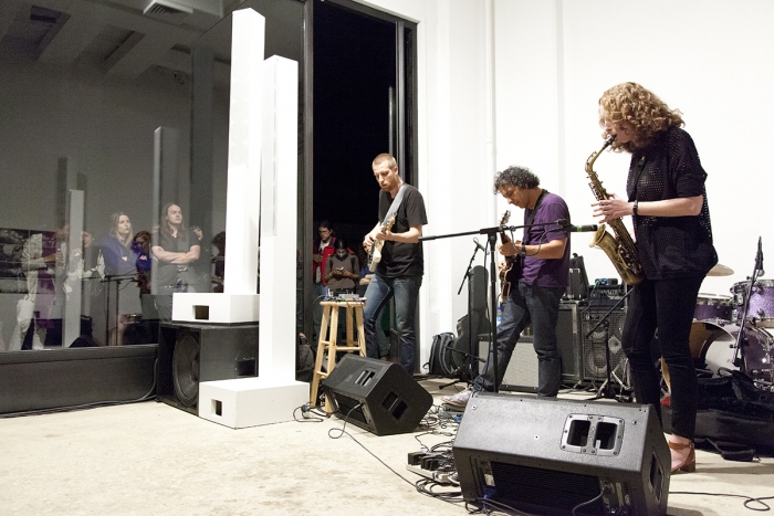 Performance view, Das Audit, Greene Naftali, New York, September 18, 2014