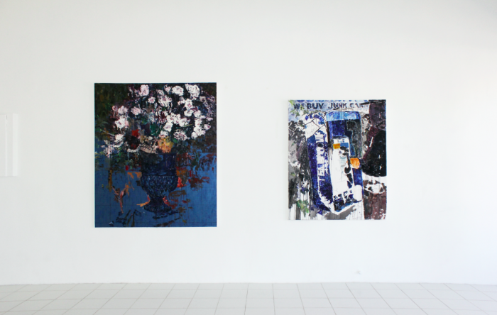 Andy Robert, Installation view, Andy Robert: Blind Contour, Papillion Art Gallery, Los Angeles, 2015