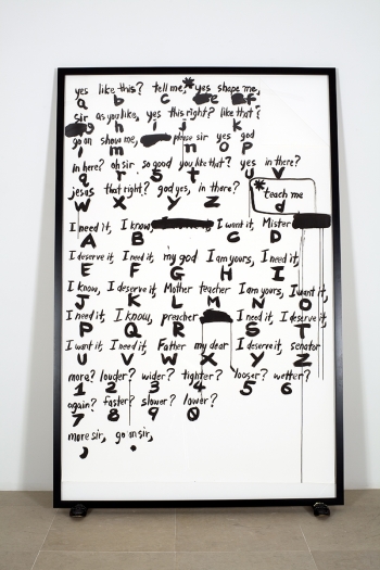 Paul Chan The body of Oh Monica (truetype font), 2008