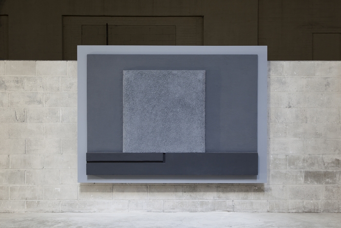 Peter Halley, Cell with Conduit, 1994 Acrylic on cast fiberglass attached to steel armature 69 x 96 x 12 inches (175.3 x 243.8 x 30.5 cm) AP1, Edition of 3