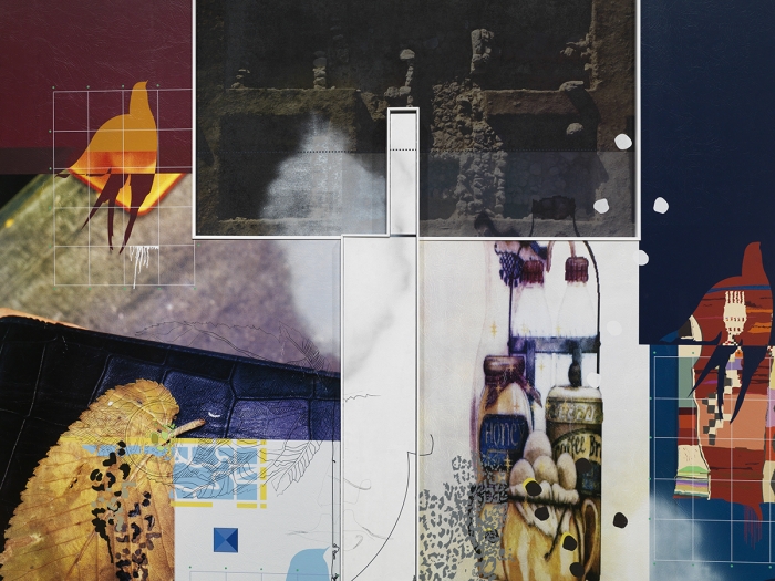 Helen Marten, They flush fuchsia, 2015 (detail)