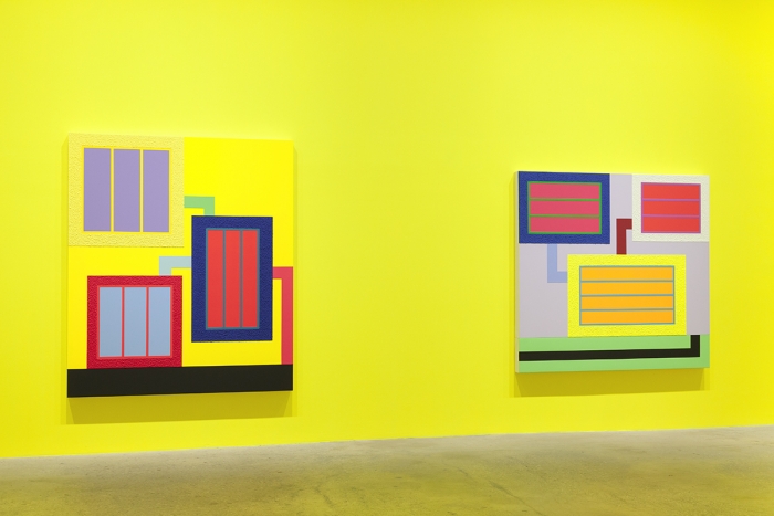 Peter Halley, Installation view, Greene Naftali, New York, 2017