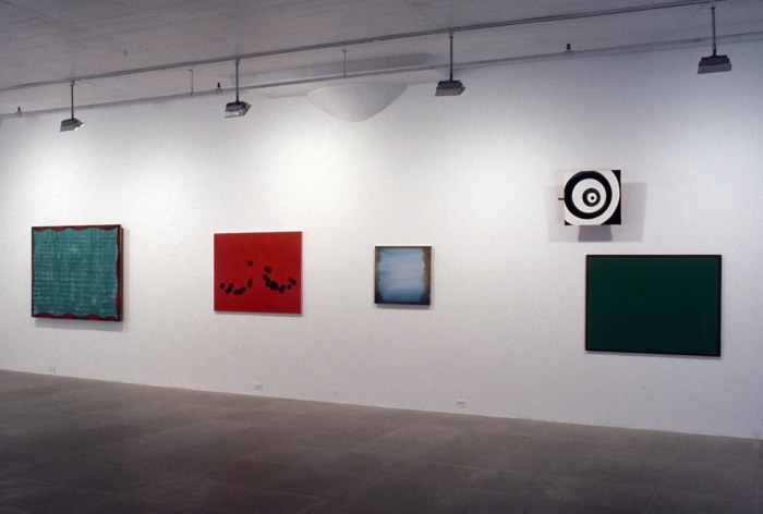 Installation view, Shirley Wiitasalo & Moira Dryer, Greene Naftali Gallery, New York, 1998