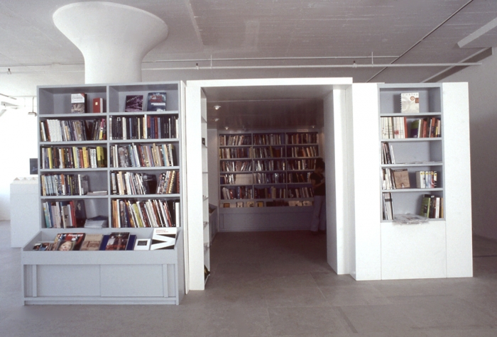 Installation view, The Bookshop Piece, Greene Naftali, New York, 1998