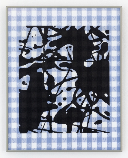 Daan van Golden Composition With Roses/Study Pollock, 2012 Giclee print on paper 16 9/16 x 13 1/4 inches (42.6 x 33.6 cm)