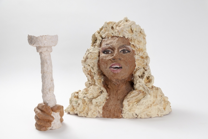 Trisha Baga RuPaul: Calcified Encasing for Virtual Assistant, 2018 Glazed ceramic 16 3/4 x 20 1/2 x 16 1/2 inches (42.5 x 52.1 x 41.9 cm) (TB.584)