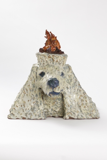 Trisha Baga Matthew, 2018 Ceramics 15 x 10 3/4 x 16 1/2 inches (38.1 x 27.3 x 41.9 cm)