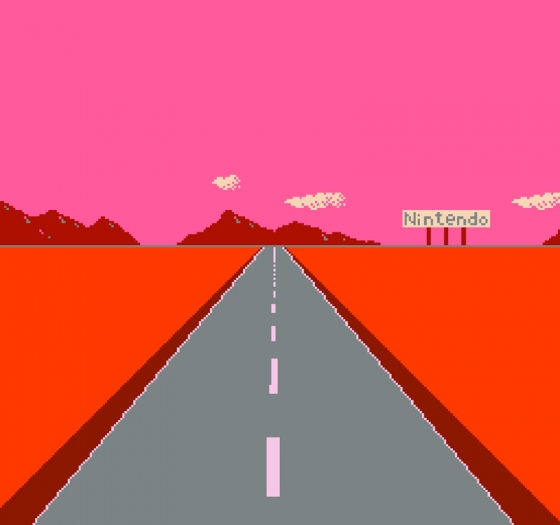 Cory Arcangel, F1 Racer Mod (aka Japanese Driving Game), 2004 (still)