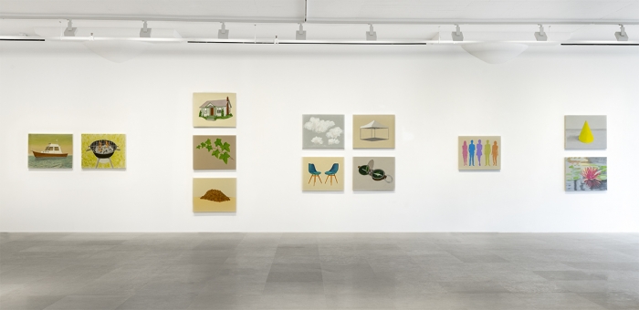 Installation view, William Leavitt, Sign Language, Greene Naftali, New York, 2019