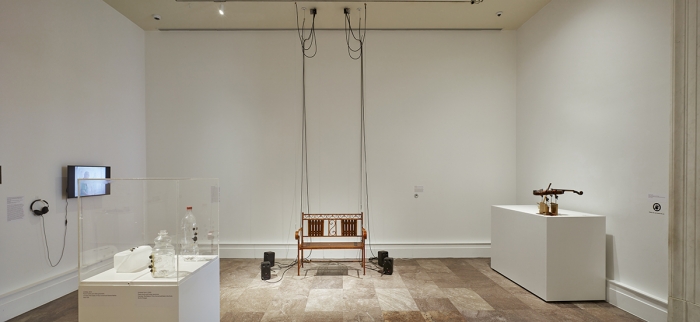 Installation view, Introducing Tony Conrad: A Retrospective, Albright-Knox Art Gallery, Buffalo, 2018