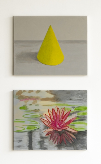 William Leavitt Cone, Lotus, 2019 Acrylic on canvas 24 x 30 inches (61 x 76.2 cm) each