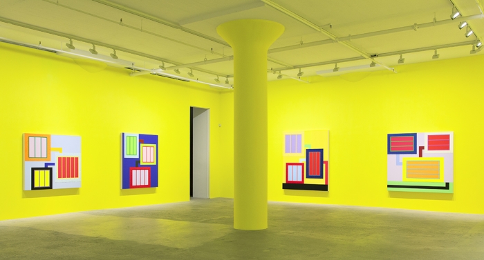 Peter Halley, Installation view, Greene Naftali, New York, 2017