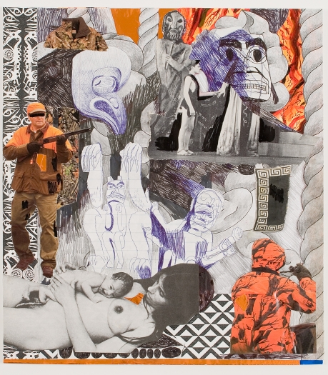 Untitled, 2007, mixed media on paper