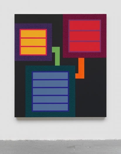 Peter Halley, Rift, 2017