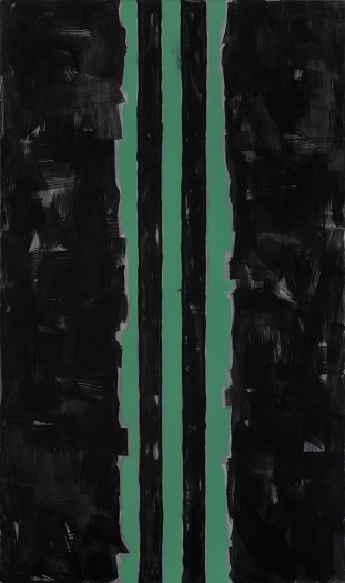 Untitled , 2001 Acrylic on canvas 133 7/8 x 78 3/4 inches