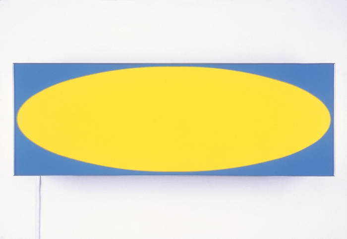 Daniel Pflumm IKEA, 1999 Lightbox 15 1/4 x 43 1/2 x 5 1/2 inches (38.7 x 110.5 x 14 cm)