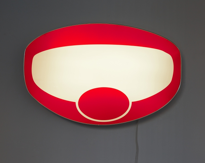 Daniel Pflumm Untitled (Oetker), 1999 Lightbox 31 x 42 x 6 inches (78.7 x 106.7 x 15.2 cm)