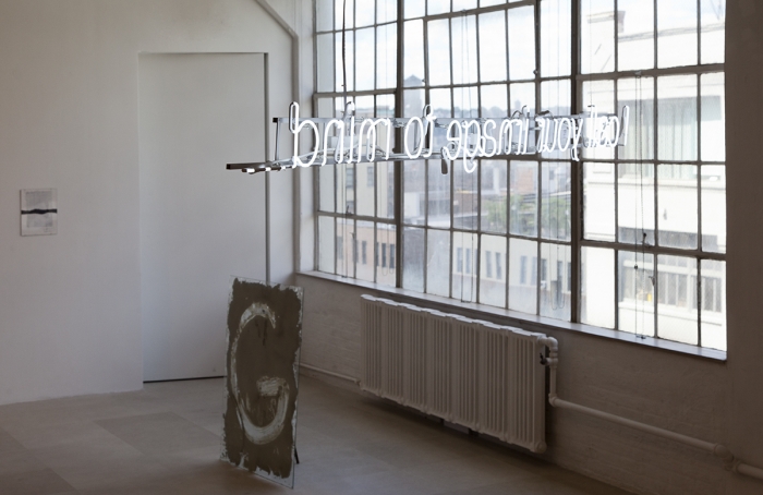 Cerith Wyn Evans, I call your image to mind..., 2016, Neon 7 x 102 inches (17.8 x 259.1 cm)