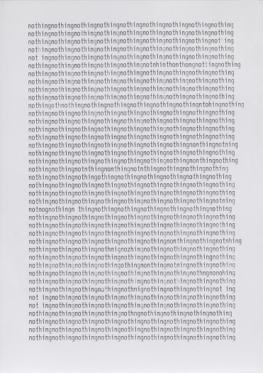 Juliette Blightman Typing Nothing, 2013 Ink on paper Paper: 11 5/8 x 8 1/4 inches (29.5 x 21 cm) Frame: 12 7/8 x 9 1/2 inches (32.7 x 24.1 cm)