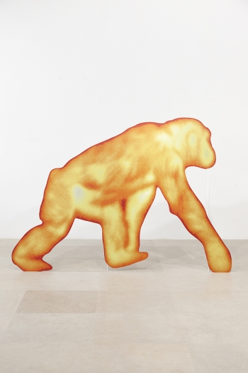 Katja Novitskova, Storm Time Approximation (Hominids, IR Thermal Vision) , 2016 (detail)