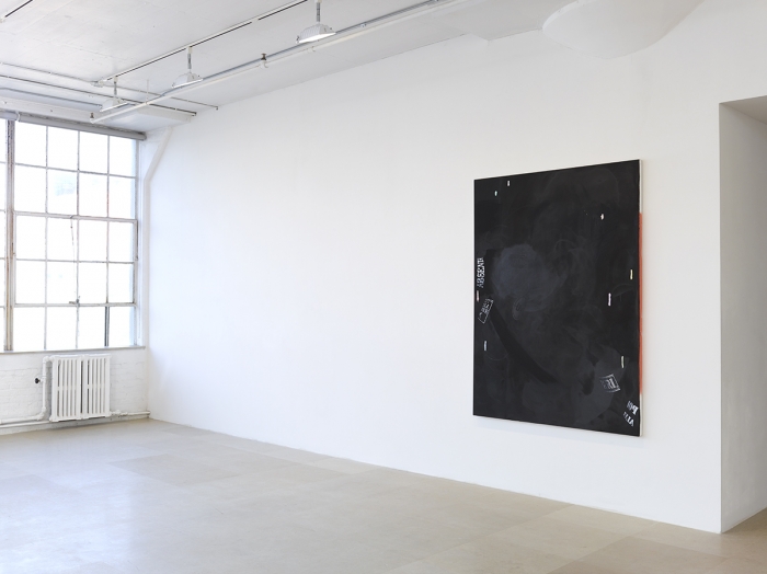 Monika Baer, Installation view, on hold, Greene Naftali, New York, 2015