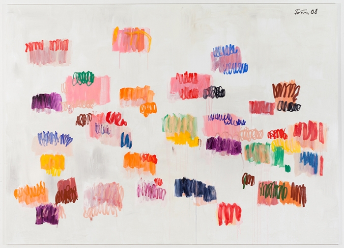 Günther Förg Untitled, 2008 Acrylic and oil on canvas 114 1/8 x 157 1/2 inches (289.9 x 400.1 cm)