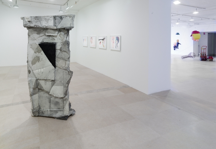 Rachel Harrison, Installation view, More News: A Situation, Greene Naftali, New York, 2016